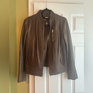 Leather Michael Kors Jacket